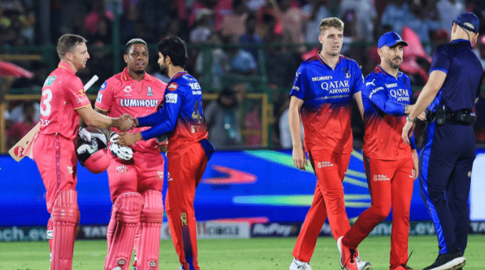 RR vs RCB Match Details