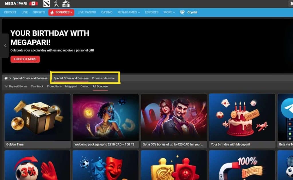 Megaperi special offers Megaperi special offers